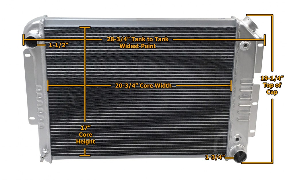 Radiator Chevrolet Camaro - Minges Universal Service AS